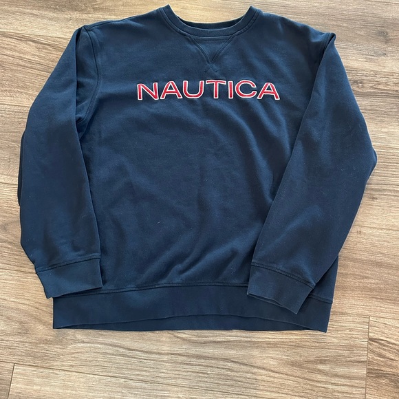 Vintage Nautica Men's Navy Sweatshirt XXL - Picture 3 of 6